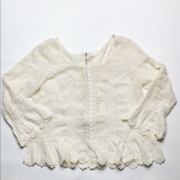 Free People Tops - Free people lacey blouse